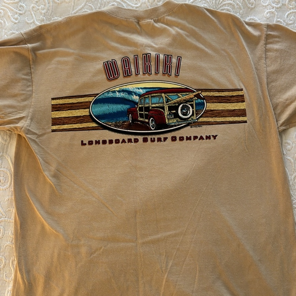 FANTASTIC CRAZY SHIRTS Waikiki Longboard Surfboard Company🏄‍♀️ Unisex Shirt🌺